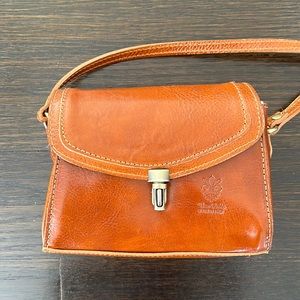 Italian Leather Crossbody Bag